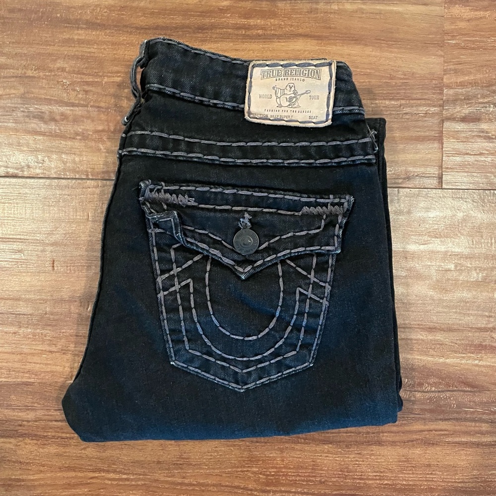 True Religion “Billie Super T” Women's Black Jeans